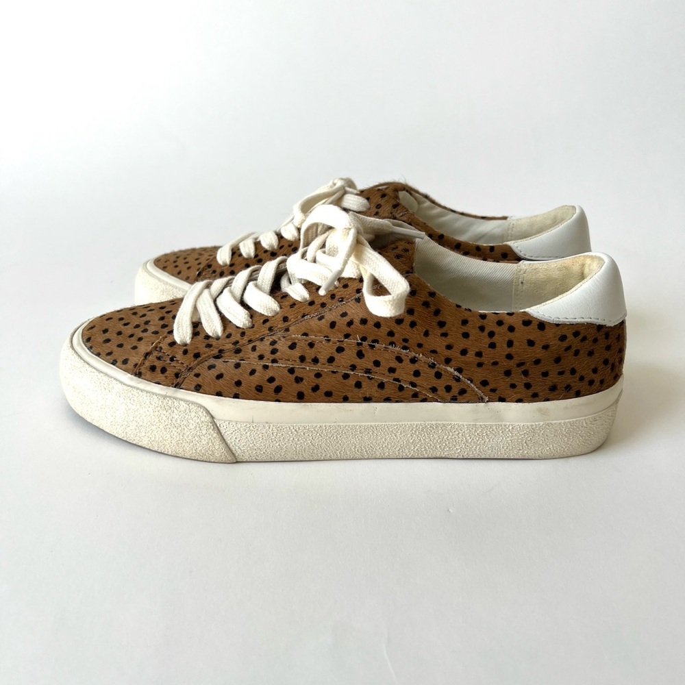 Madewell Sidewalk Low-Top Sneakers in Spot Dot Calf Hair